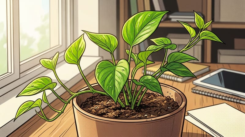 アナロジー思考で植物の成長条件から仕組みを抽象化することのイメージ画像