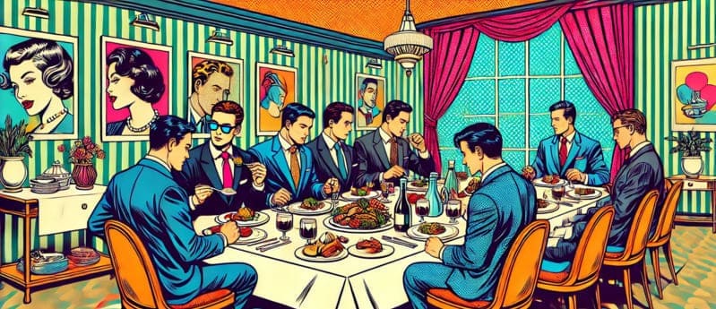 【ビジネス会食 完全攻略マニュアル すべての食事会を成功に導く最強の実務メソッド】レビューのイメージイラスト006