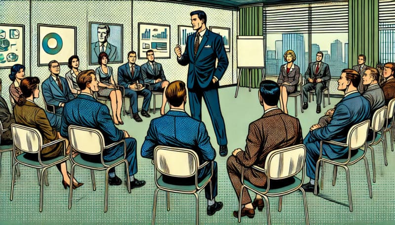 朝礼挨拶の一言集集のイメージイラスト